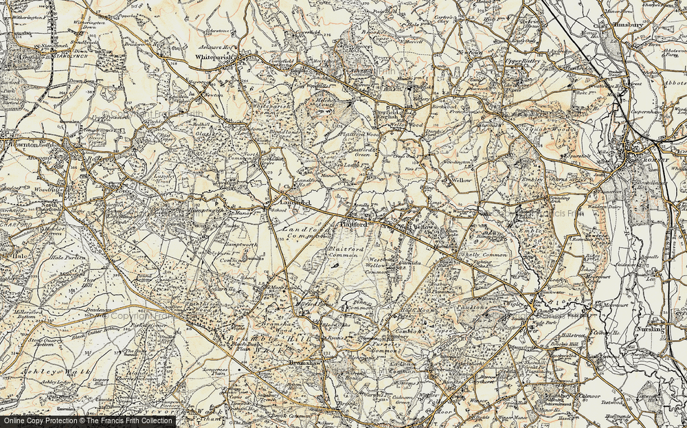 Old Map of Plaitford, 1897-1909 in 1897-1909