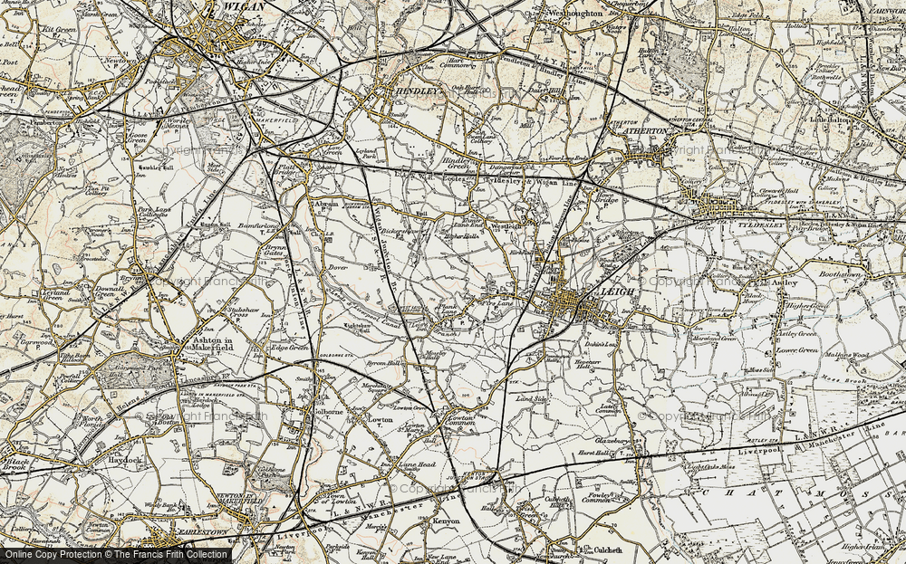 Old Map of Plank Lane, 1903 in 1903