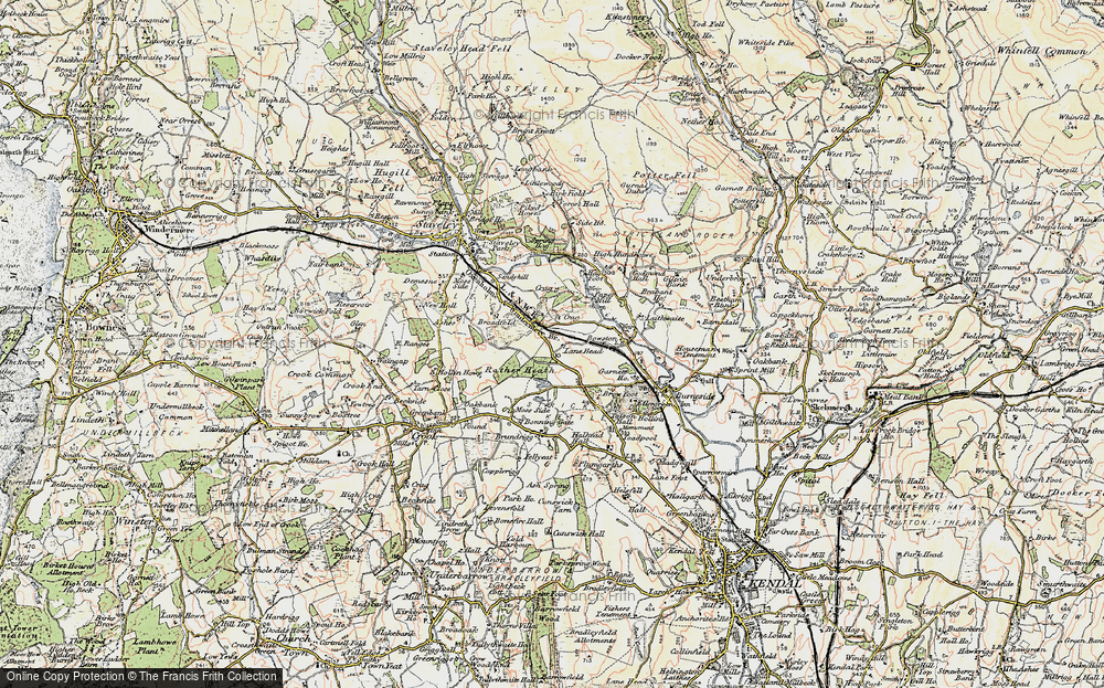 Old Map of Plantation Bridge, 1903-1904 in 1903-1904