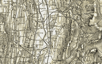 Old map of Plantationfoot in 1901-1904