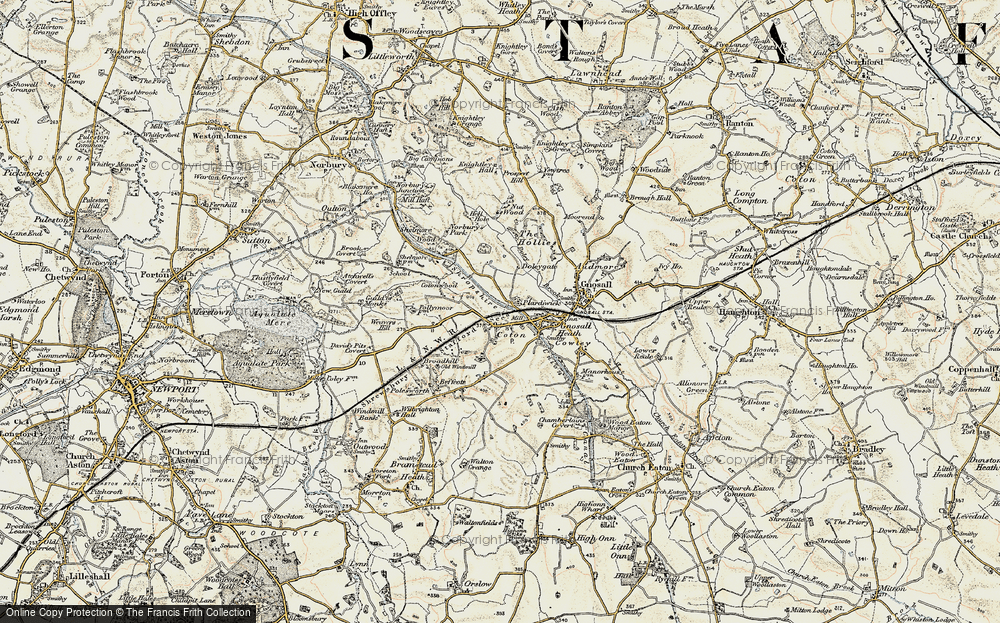 Old Map of Plardiwick, 1902 in 1902