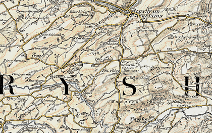 Old map of Plasiolyn in 1902-1903