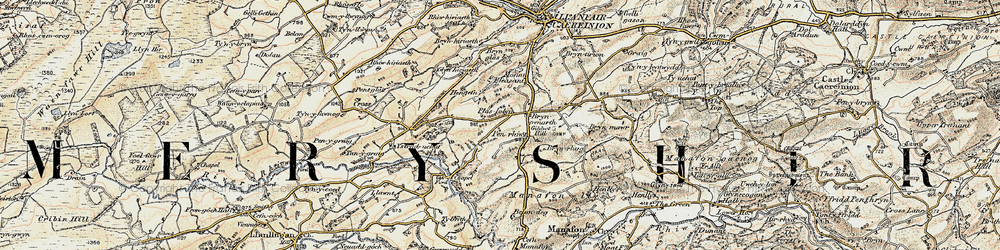 Old map of Plasiolyn in 1902-1903