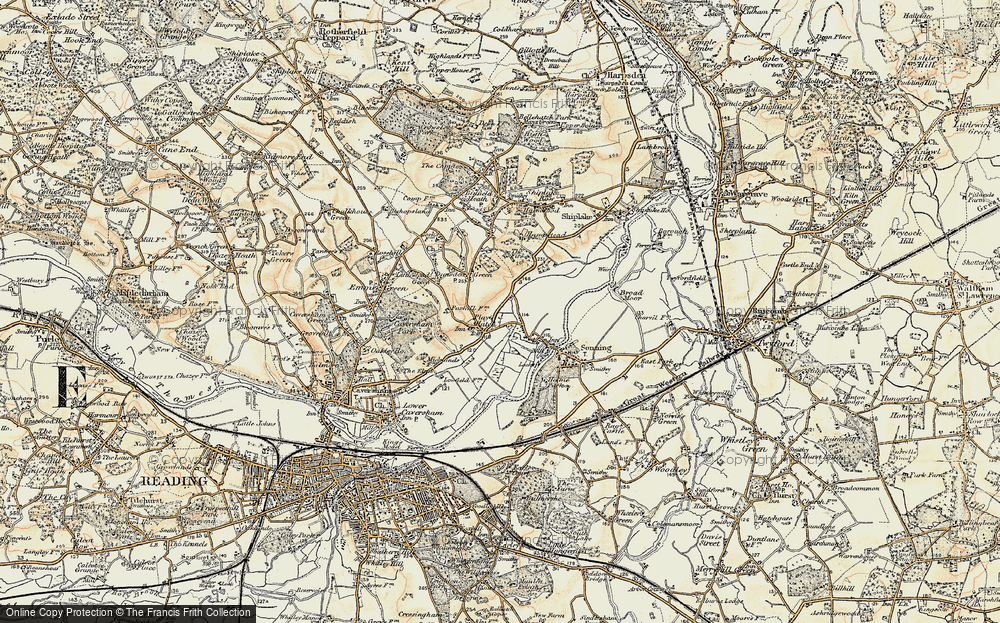 Old Map of Play Hatch, 1897-1909 in 1897-1909