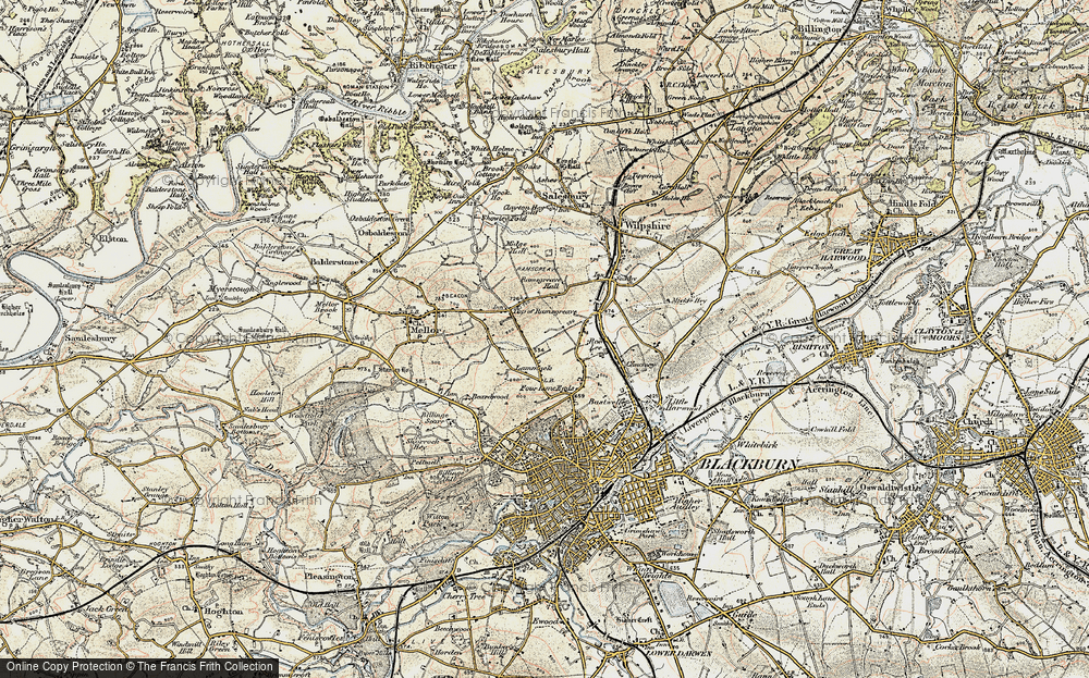 Old Map of Pleckgate, 1903 in 1903