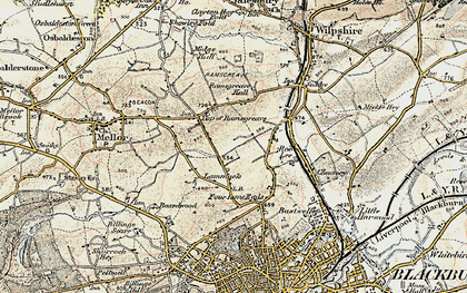 Old map of Pleckgate in 1903