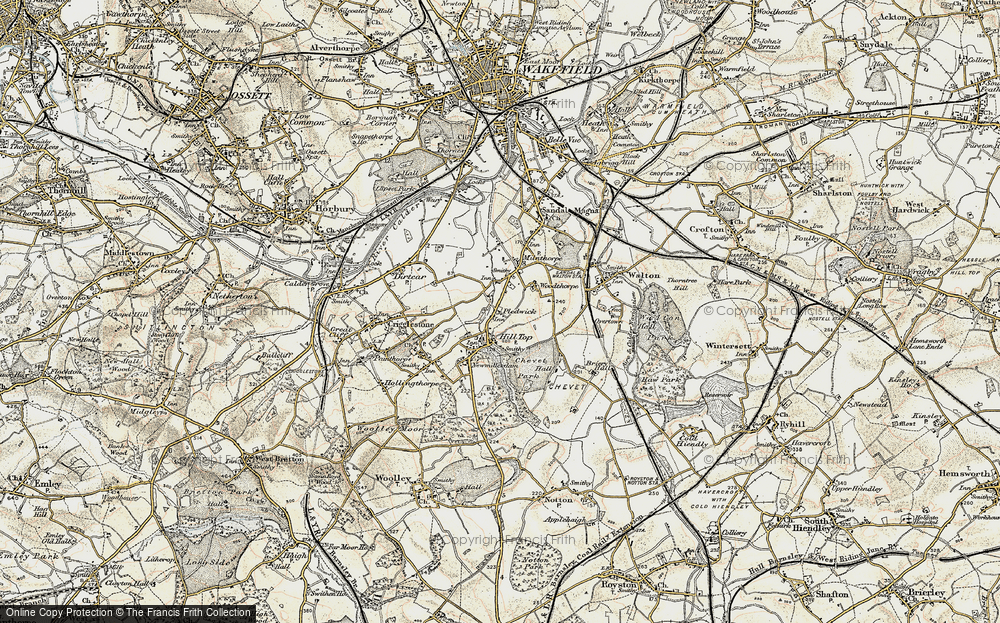 Old Map of Pledwick, 1903 in 1903