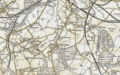 Old map of Pledwick in 1903