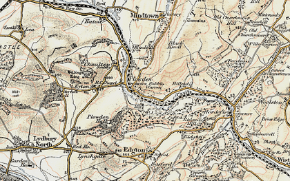Old map of Plowden in 1902-1903