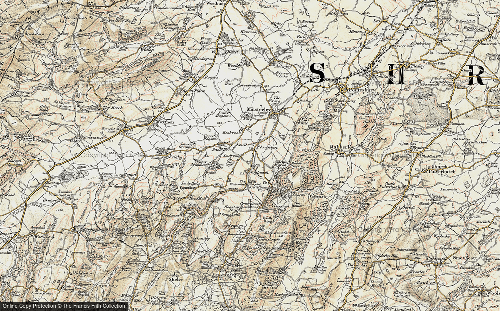 Old Map of Ploxgreen, 1902-1903 in 1902-1903
