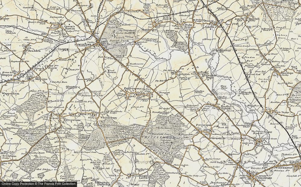 Old Map of Plumpton End, 1898-1901 in 1898-1901