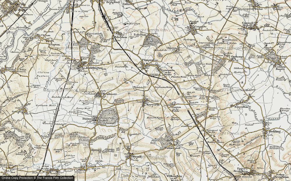 Old Map of Plumtree Park, 1902-1903 in 1902-1903