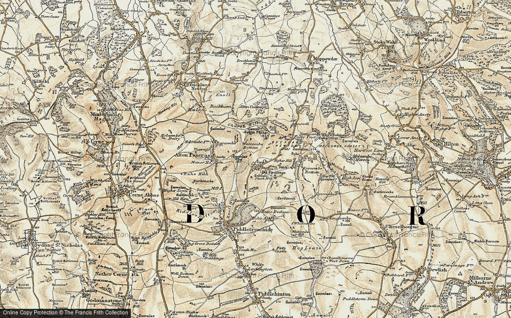 Old Map of Plush, 1897-1909 in 1897-1909