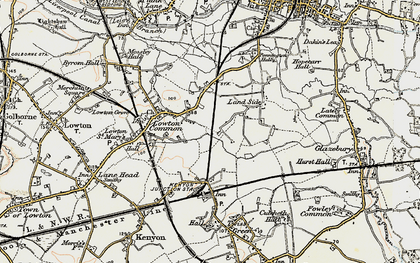 Old map of Pocket Nook in 1903