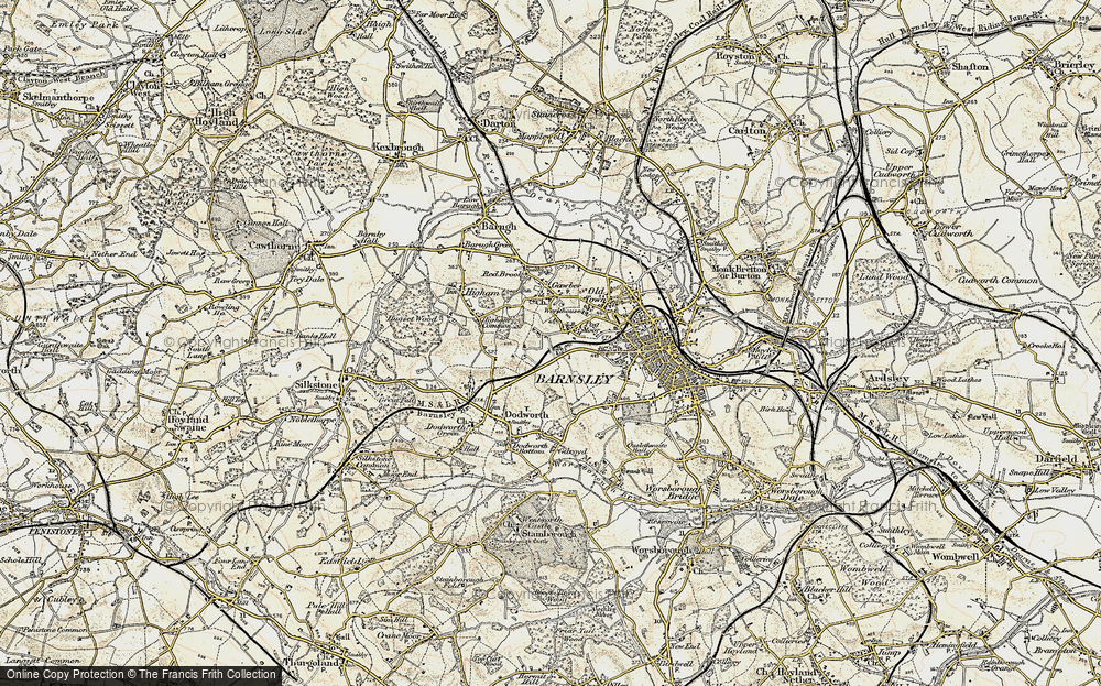 Old Map of Pogmoor, 1903 in 1903