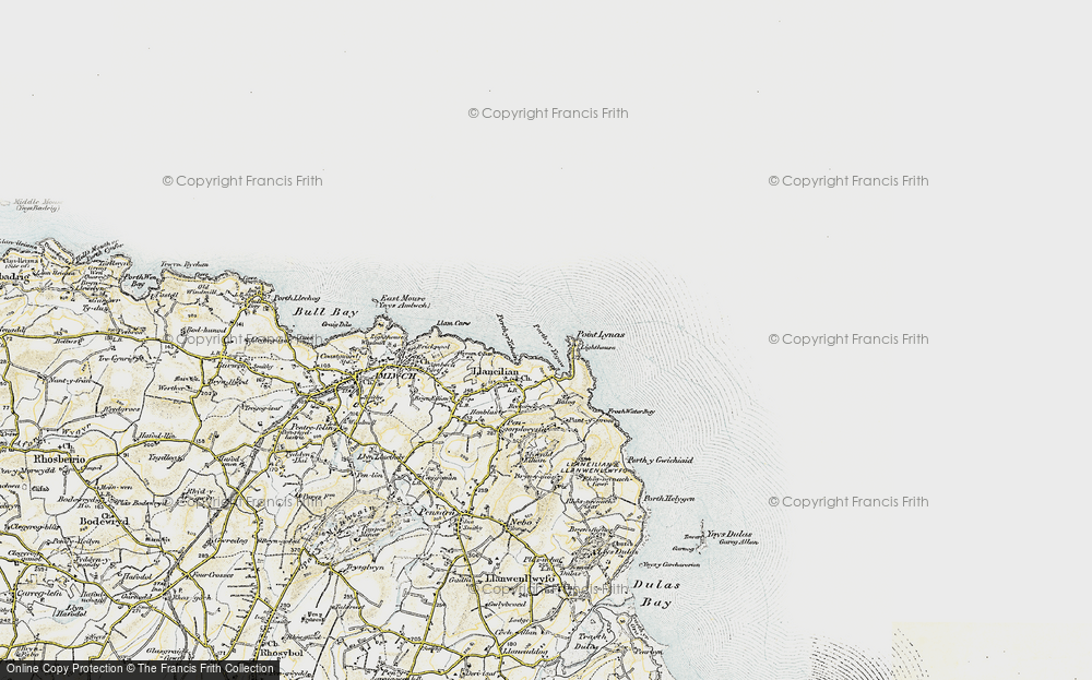 Old Map of Point Lynas, 1903-1910 in 1903-1910