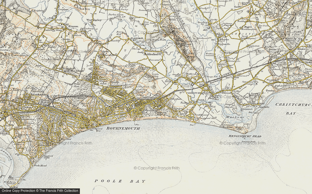 Old Map of Pokesdown, 1899-1909 in 1899-1909