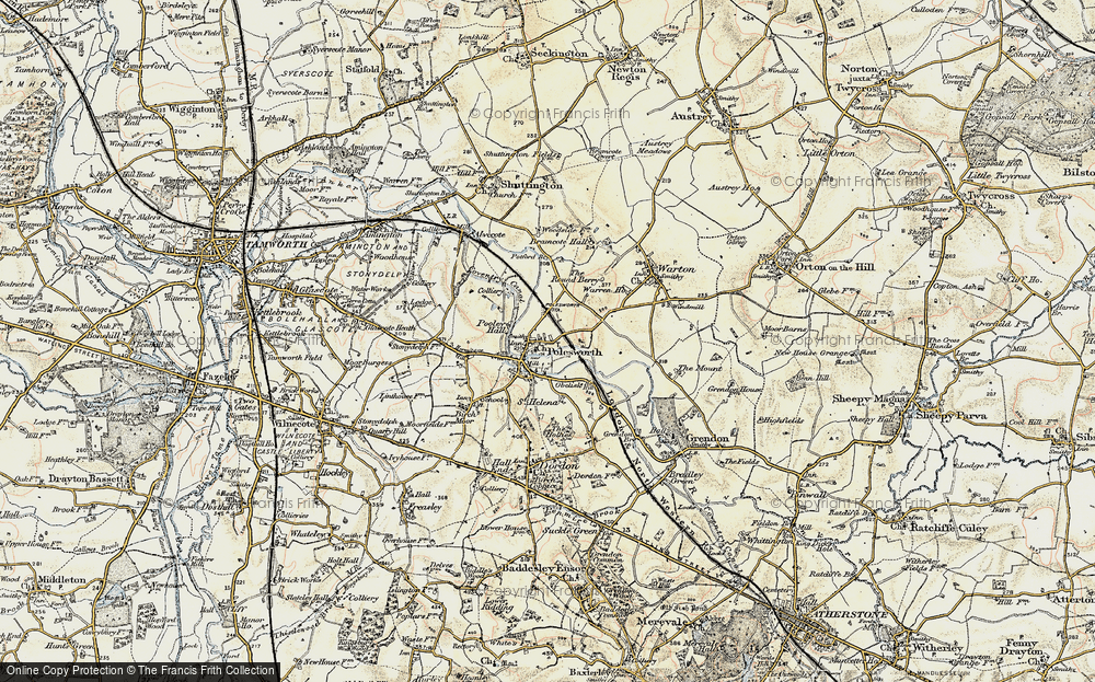 Old Map of Polesworth, 1901-1902 in 1901-1902