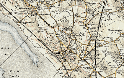 Old map of Poll Hill in 1902-1903