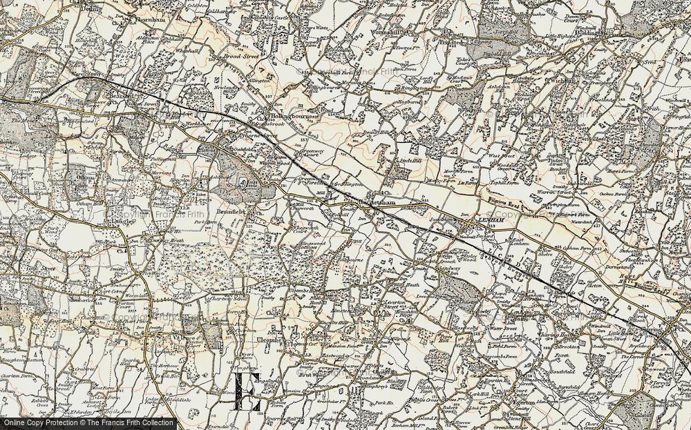 Old Map of Pollhill, 1897-1898 in 1897-1898
