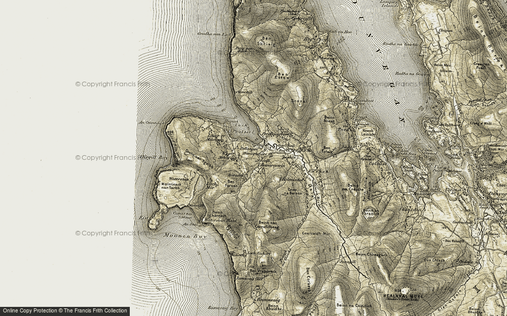 Old Map of Pollosgan, 1909-1911 in 1909-1911