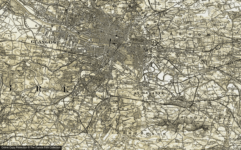Old Map of Polmadie, 1904-1905 in 1904-1905