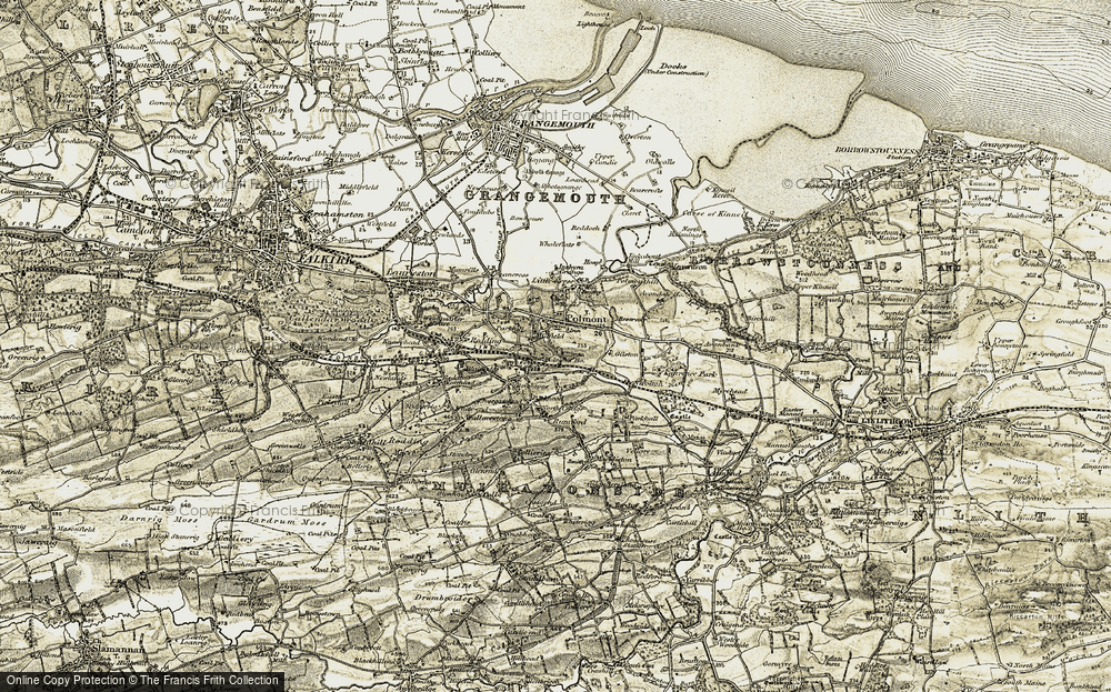 Old Map of Polmont, 1904-1906 in 1904-1906