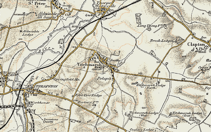 Old map of Polopit in 1901-1902