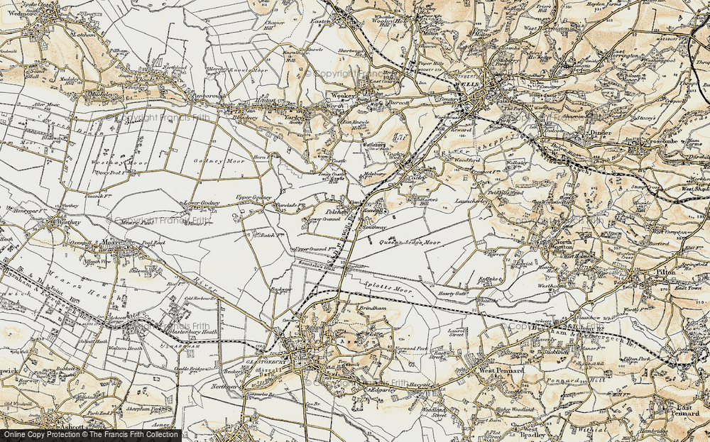 Old Map of Polsham, 1899 in 1899