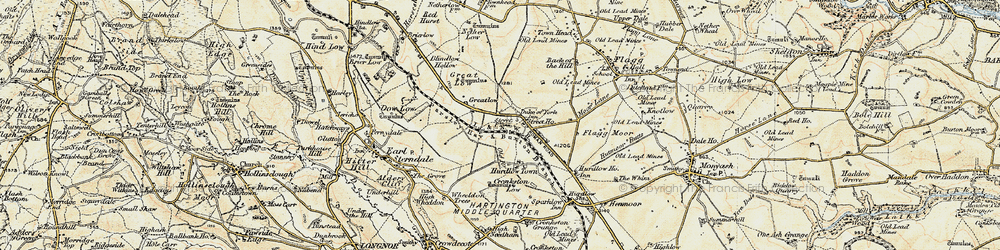 Old map of Pomeroy in 1902-1903