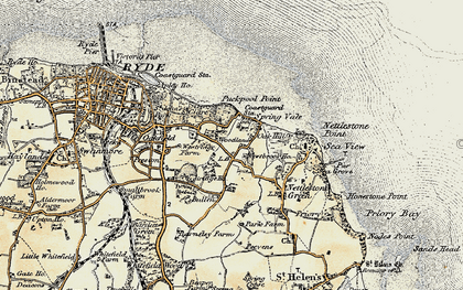 Old map of Woodlands Vale in 1899