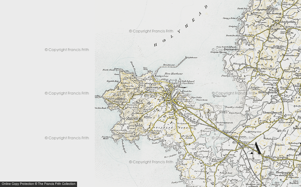 Old Map of Pont Hwfa, 1903-1910 in 1903-1910