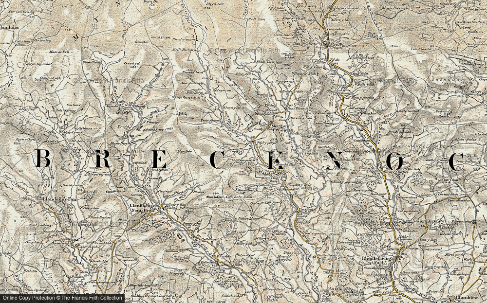 Pont Rhyd-y-berry, 1900-1902