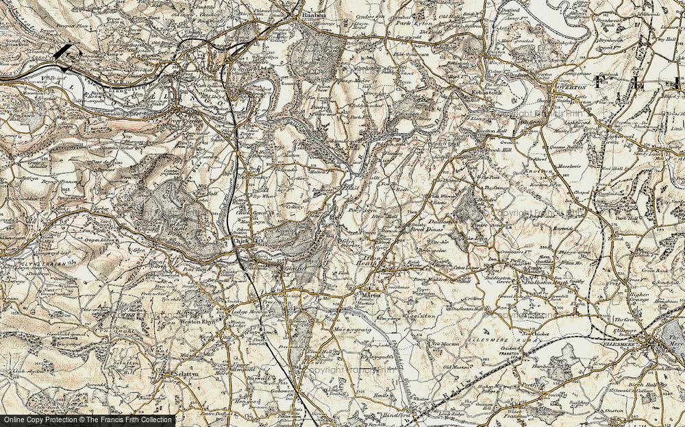 Old Map of Pont-y-blew, 1902 in 1902
