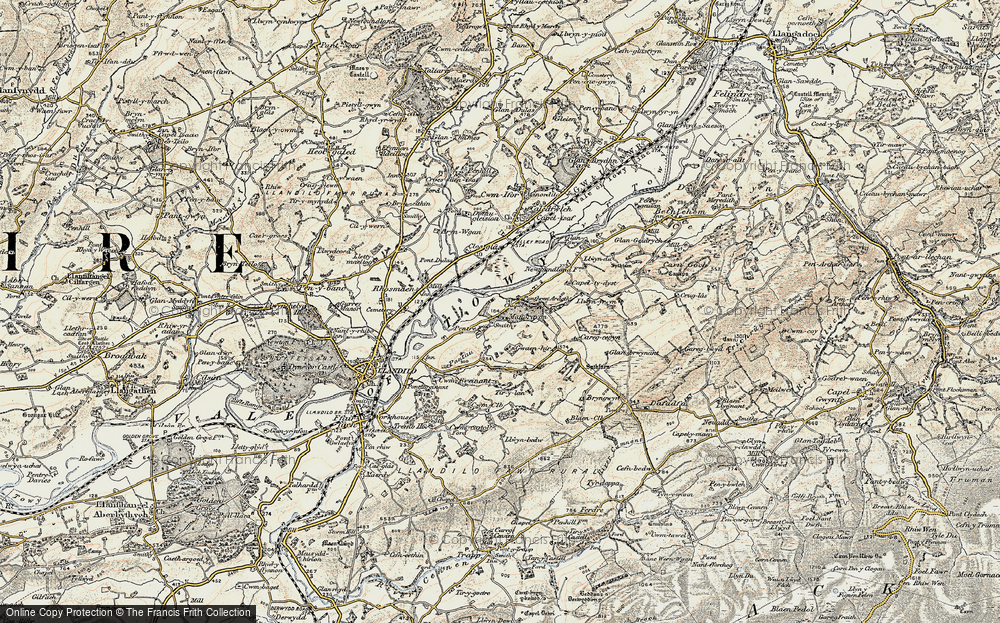 Pontbren Araeth, 1900-1901