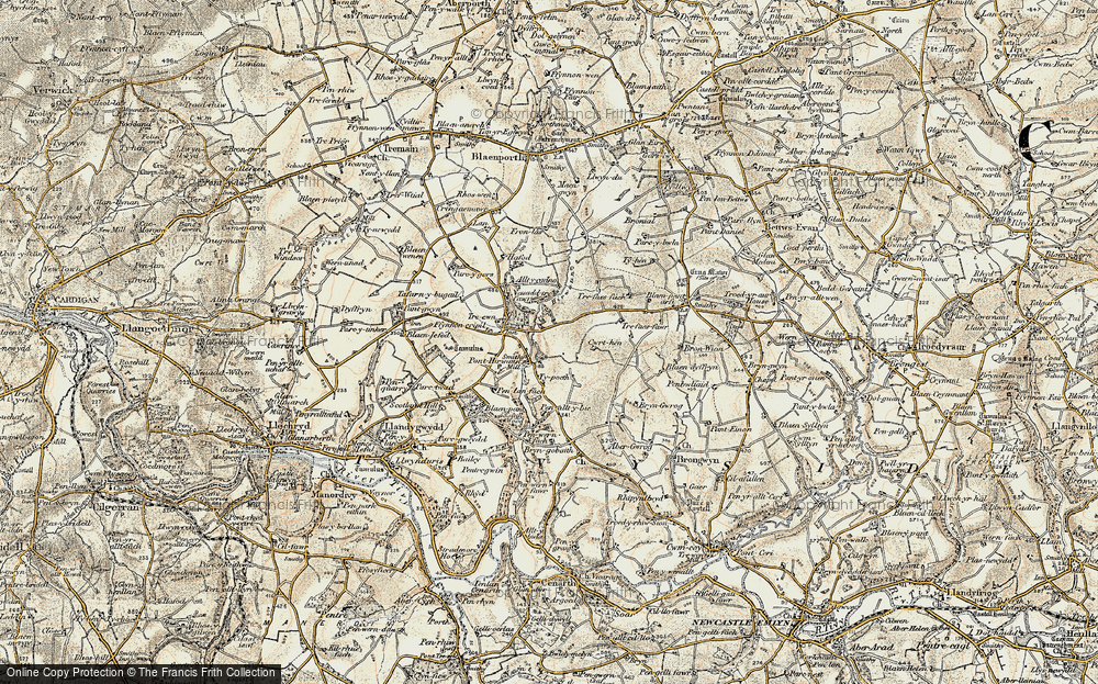 Ponthirwaun, 1901