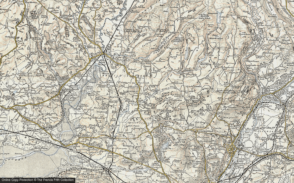 Pontlliw, 1900-1901