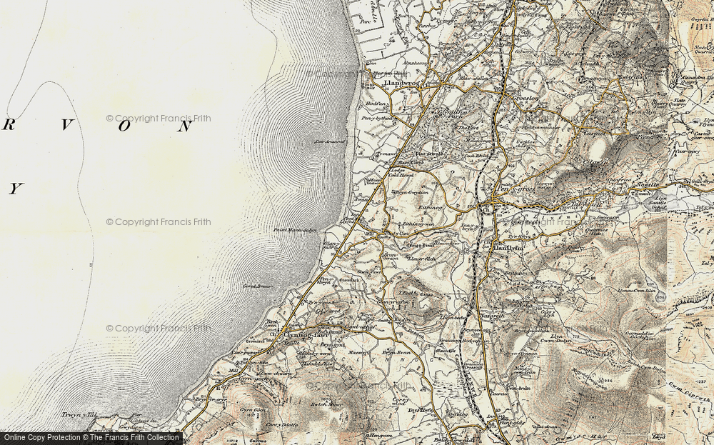 Old Map of Pontllyfni, 1903 in 1903