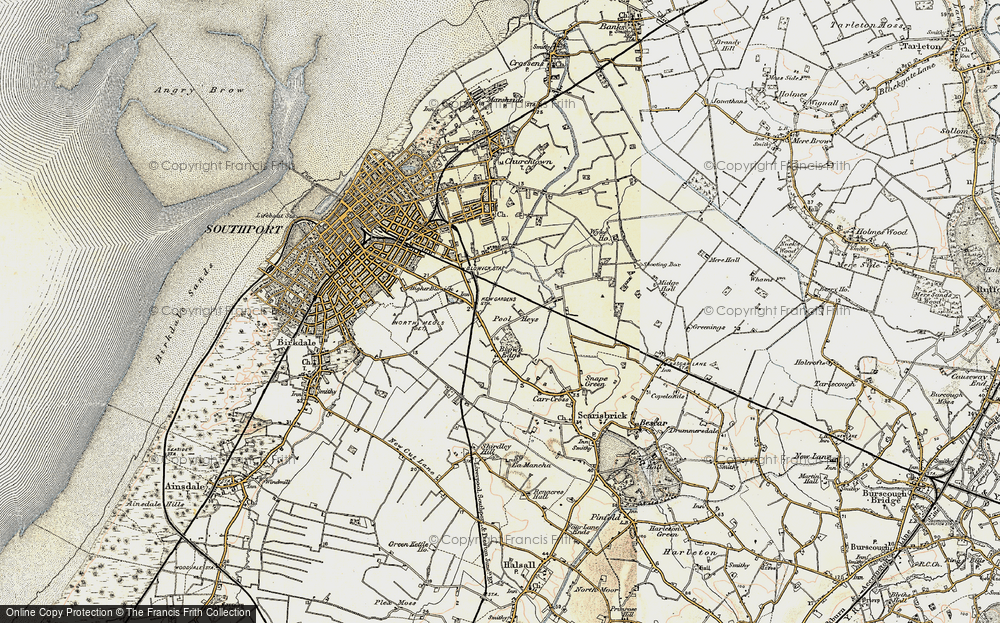 Old Map of Pool Hey, 1902-1903 in 1902-1903