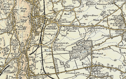 Old map of Poolbrook in 1899-1901