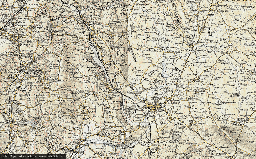 Old Map of Poolend, 1902-1903 in 1902-1903