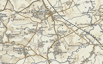 Old map of Poolestown in 1897-1909