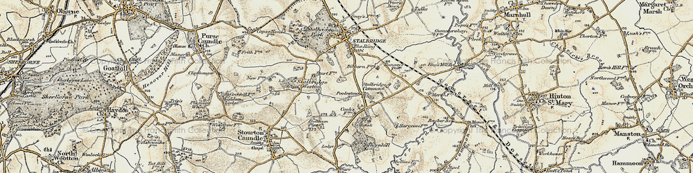 Old map of Poolestown in 1897-1909