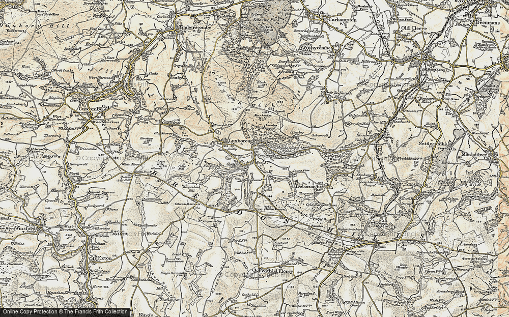 Old Map of Pooltown, 1898-1900 in 1898-1900