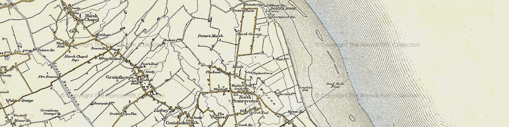 Old map of Poplar Grove in 1903-1908