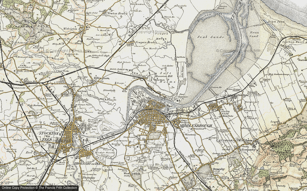 Old Map of Port Clarence, 1903-1904 in 1903-1904