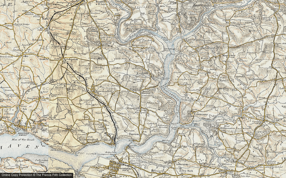Old Map of Port Lion, 1901-1912 in 1901-1912