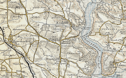 Old map of Port Lion in 1901-1912