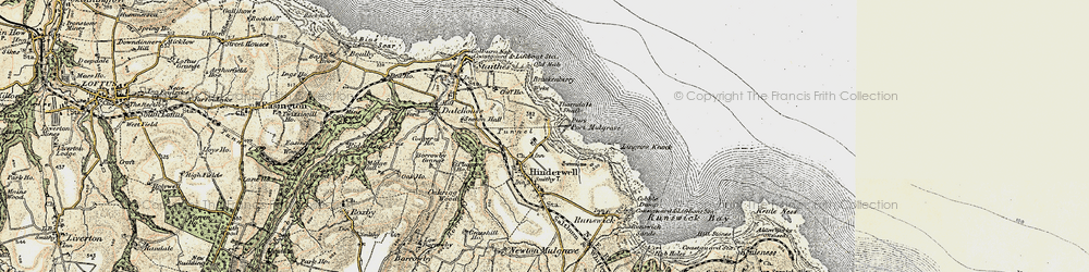 Old map of Port Mulgrave in 1903-1904