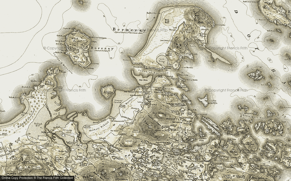 Old Map of Port nan Long, 1911 in 1911